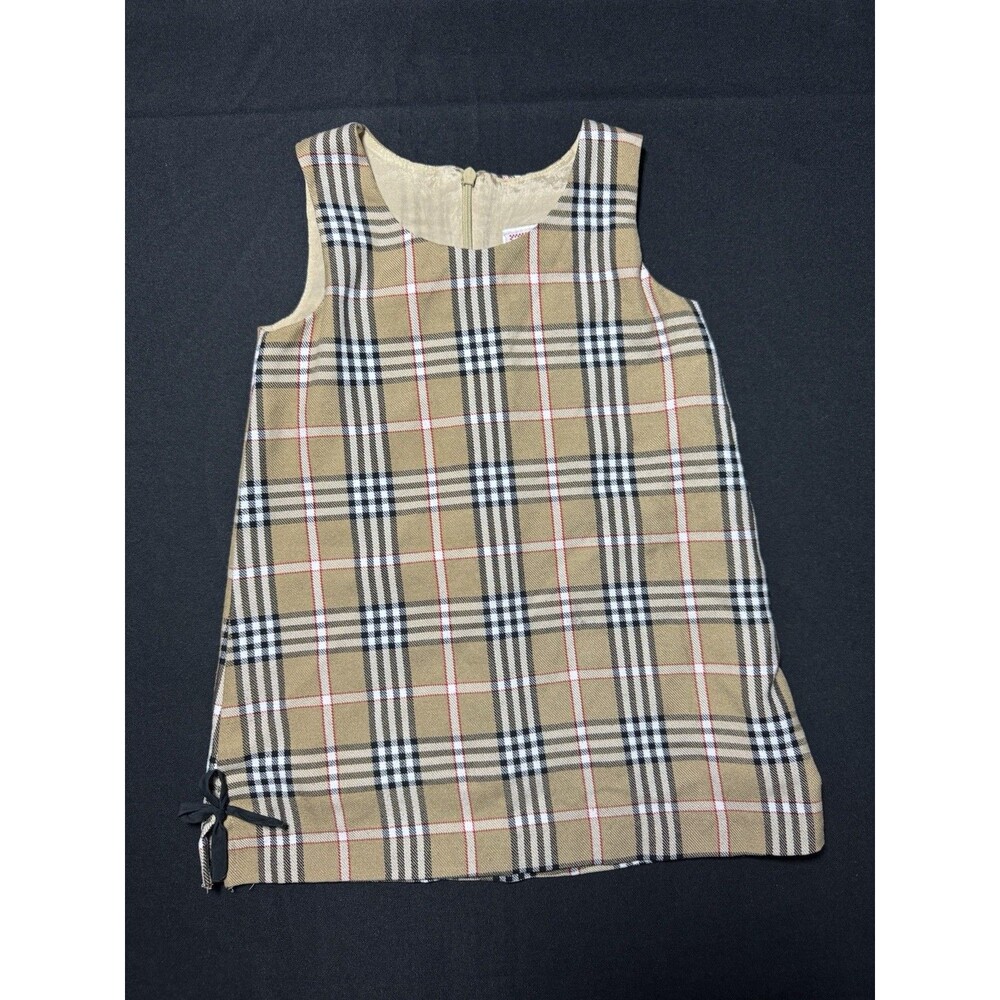 VTG Cottontail Originals Girls' 2T Plaid Dress US Made Preppy Retro Classic